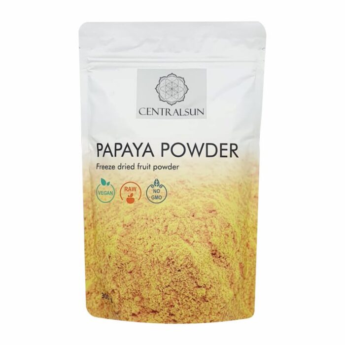 Freeze-dried papaya powder