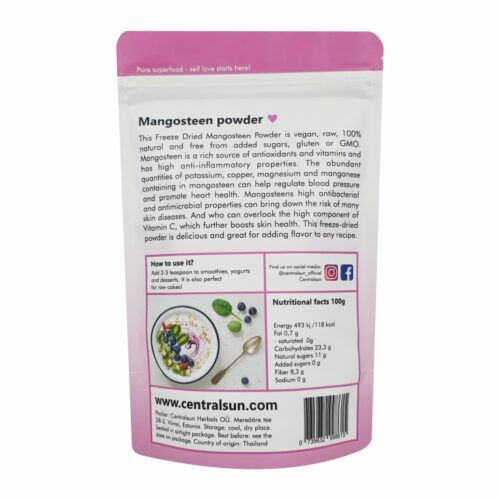 Freeze-Dried Mangosteen Powder Centralsun