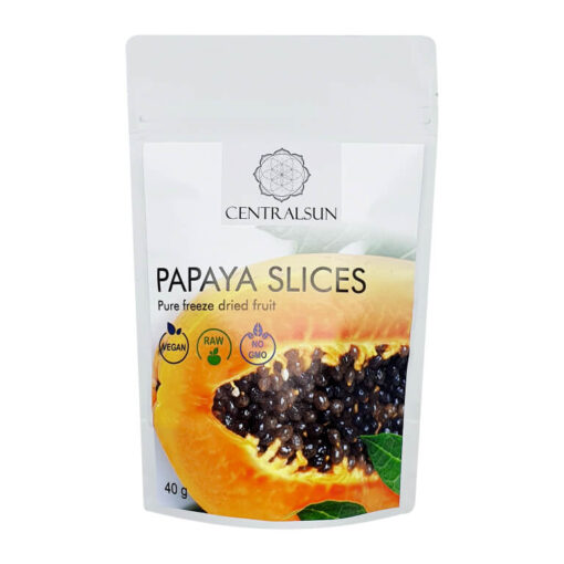 Freeze-Dried Papaya Slices 40g Centralsun