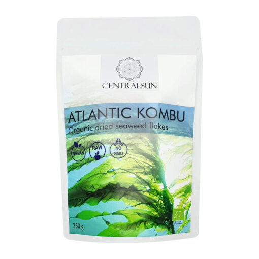 Organic Dried Atlantic Kombu Flakes 250g Centralsun