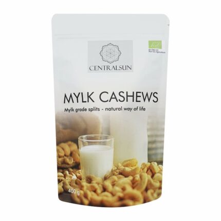 Ekologiska cashewbitar 400g – Centralsun front