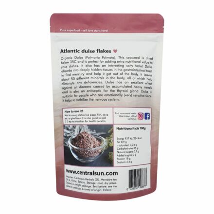 Bio Dulse Algenflocken back