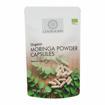 Bio Moringa Pulver Kapseln 500mg – 120 Stück | Centralsun front