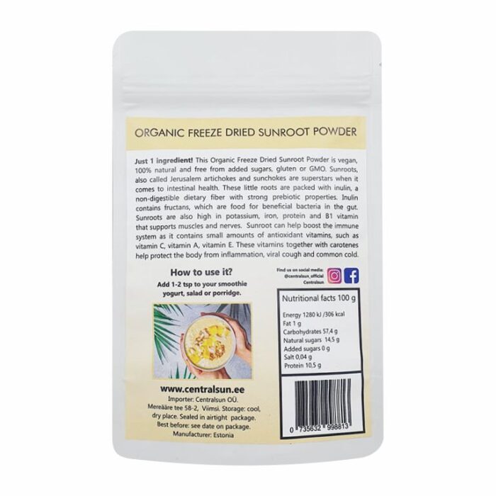 Freeze-Dried Sunroot Powder Centralsun