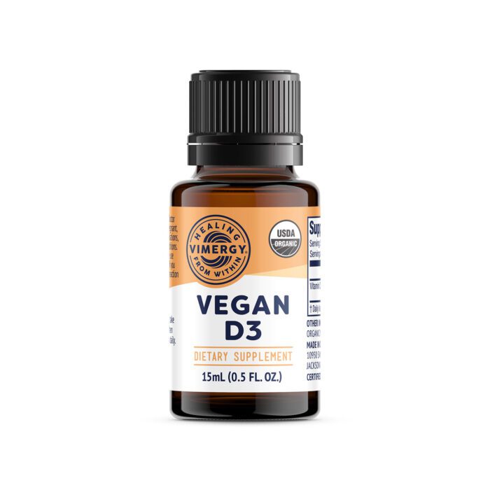 Organic Vegan D3 Vitamin Vimergy 15ml Centralsun