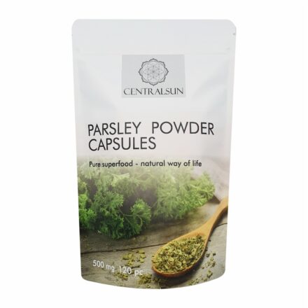 Petersilienpulver Kapseln 500 mg – 120 Stück | Centralsun front