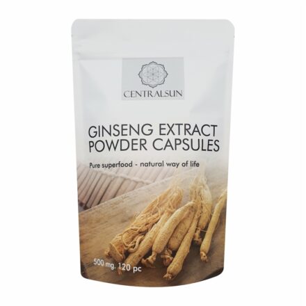 Ginseng-Extrakt Kapseln 500 mg – 120 Stück – Centralsun front