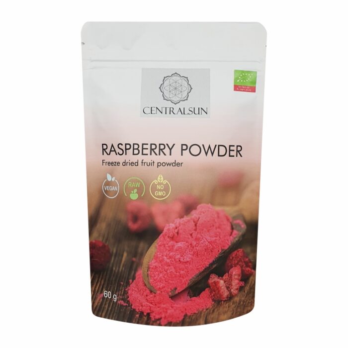 Freeze-Dried Raspberry Powder 60g Centralsun