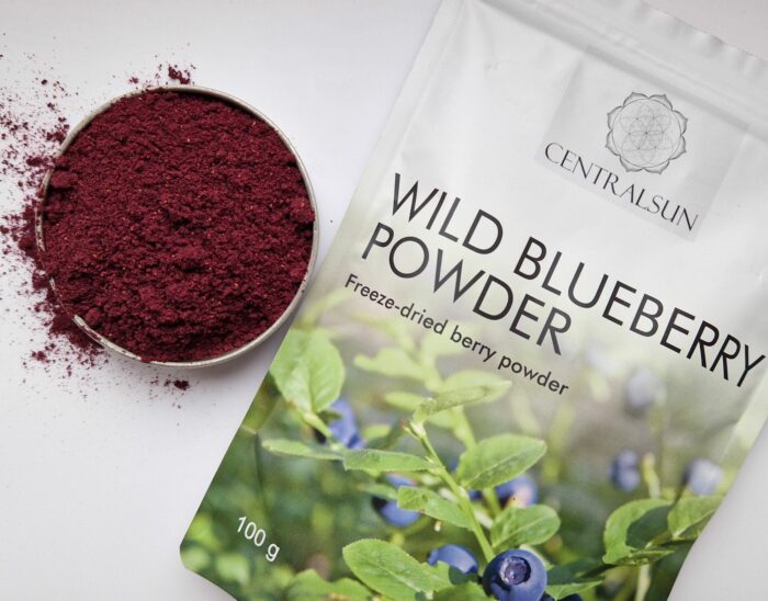 Freeze-dried wild blueberry powder Centralsun