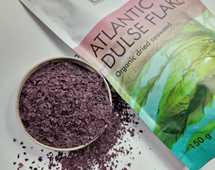Organic Atlantic dulse seaweed flakes Centralsun