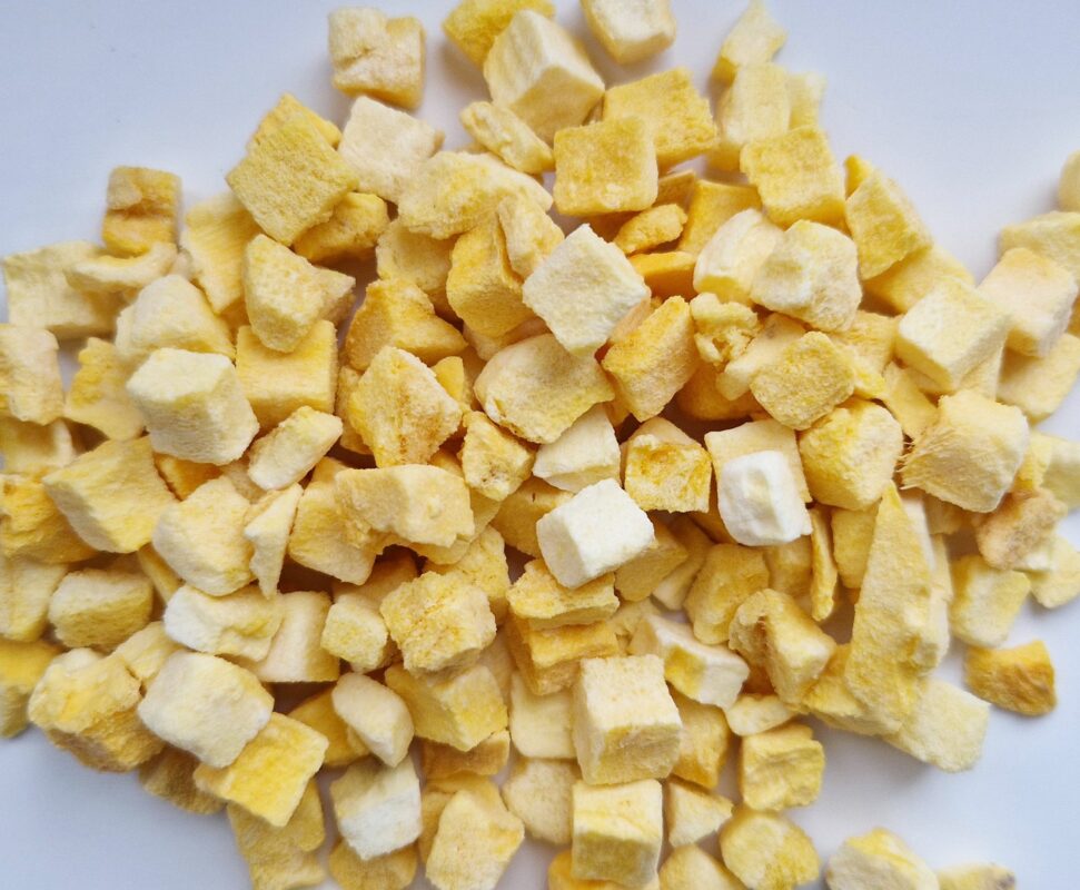 Freeze-dried mango cubes Centralsun
