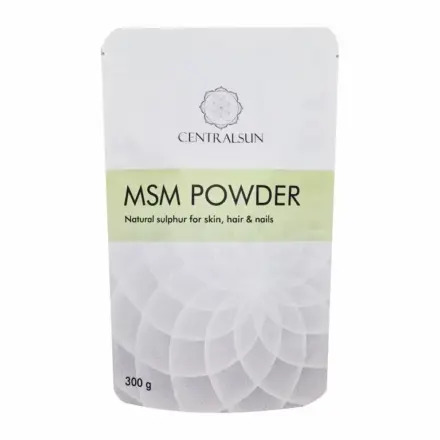 MSM pulber - Centralsun - paki esikülg