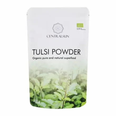 Mahe Tulsi ehk Püha Basiiliku pulber - Centralsun - paki esikülg