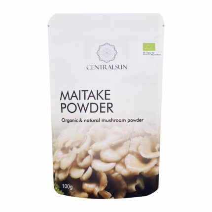 Mahe Maitake pulber - Centralsun - paki esikülg