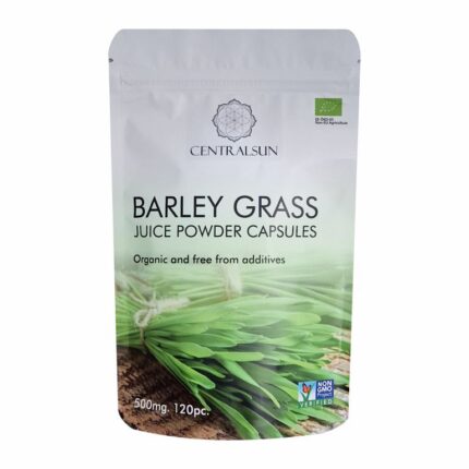 Organic barley grass juice powder capsule Centralsun