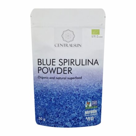 Centralsun Mahe sinine spirulina pulber – 50g esipakend