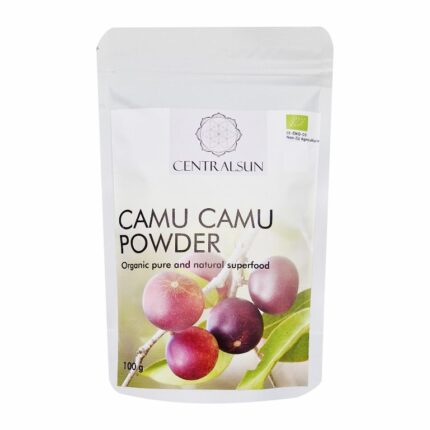 Mahe Camu Camu pulber - Centralsun - paki esikülg