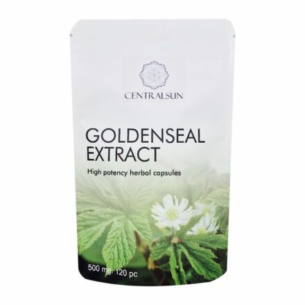 Goldenseal (Hydrastis canadensis) -uutekapselit 500 mg – 120 kpl | Centralsun front
