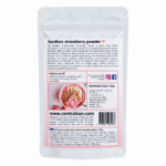 Freeze-Dried Strawberry Powder, Seedless – back of the pack with ingredients and nutrition information