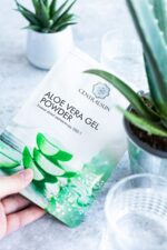 Külmkuivatatud Aloe Vera pulber 200:1 ekstrakt 50g – pakend käes